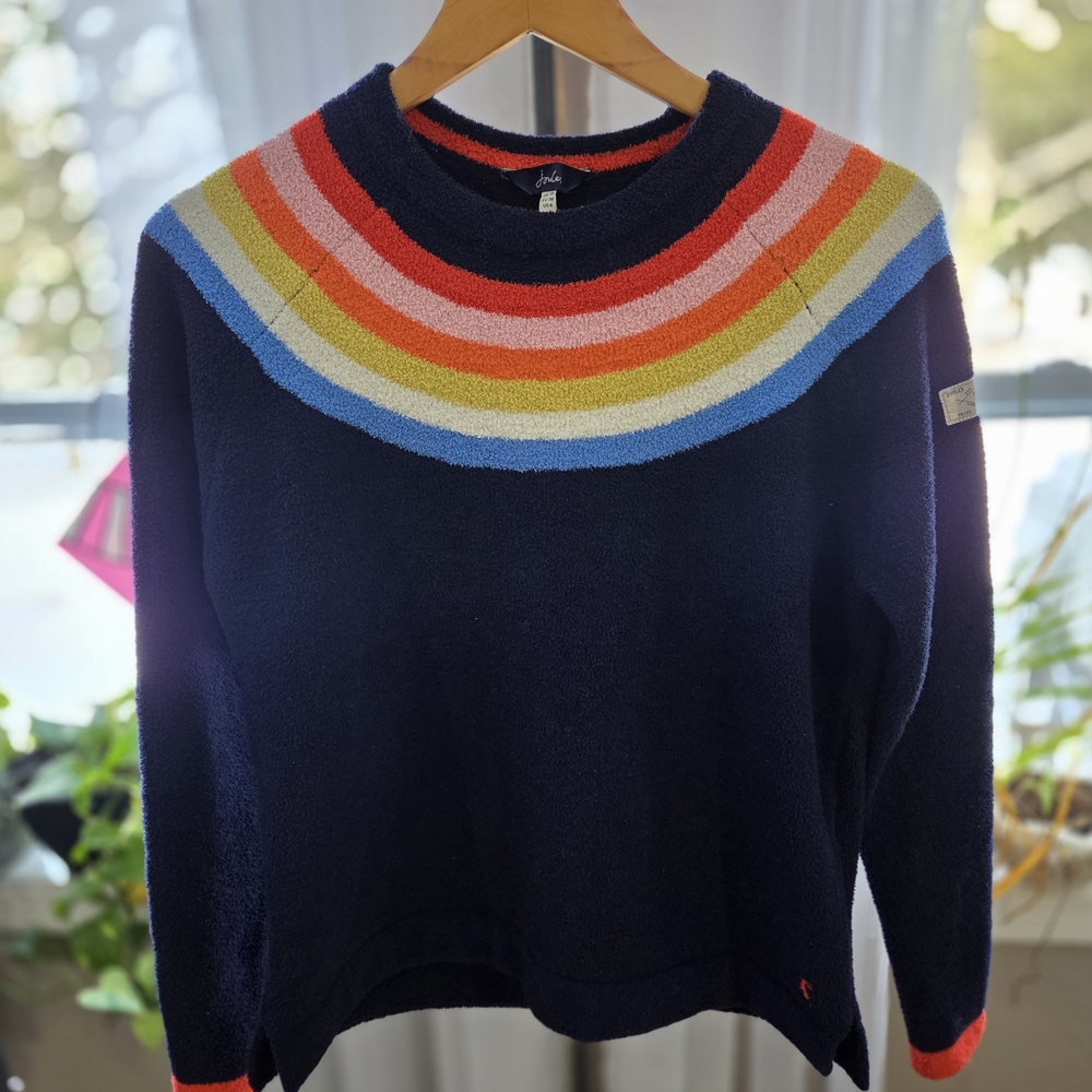 Joules Colorful Striped Sweater